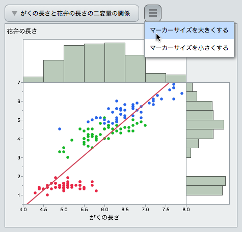 メニューボタンの使用 メニューボタンの使用