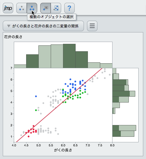 複数のオブジェクトの選択 複数のオブジェクトの選択