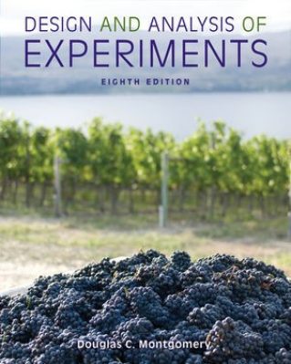 Design and Analysis of Experiments, 8th Edition