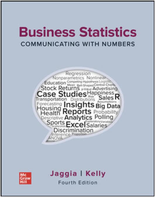 Business Statistics Communicating with Numbers