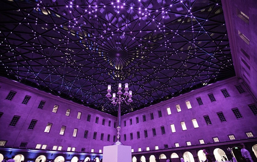Maritime Museum purple ceiling 