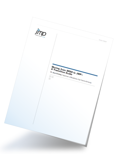 Moving from SPSS to JMP white paper