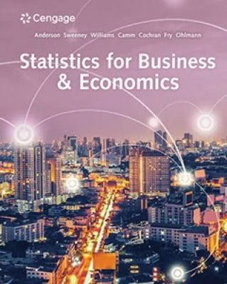 Statistics for Business & Economics, 14th Edition