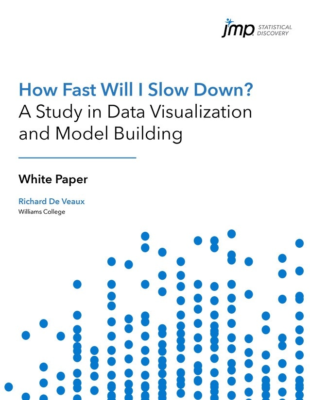 How Fast Will I Slow Down?  A Study in Data Visualization and Model Building