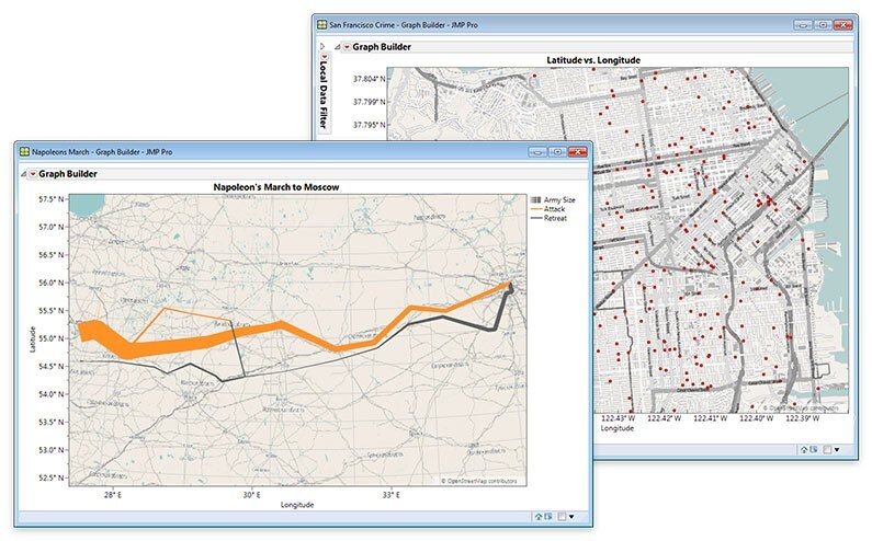 Street-Level Geographic Maps in JMP 13