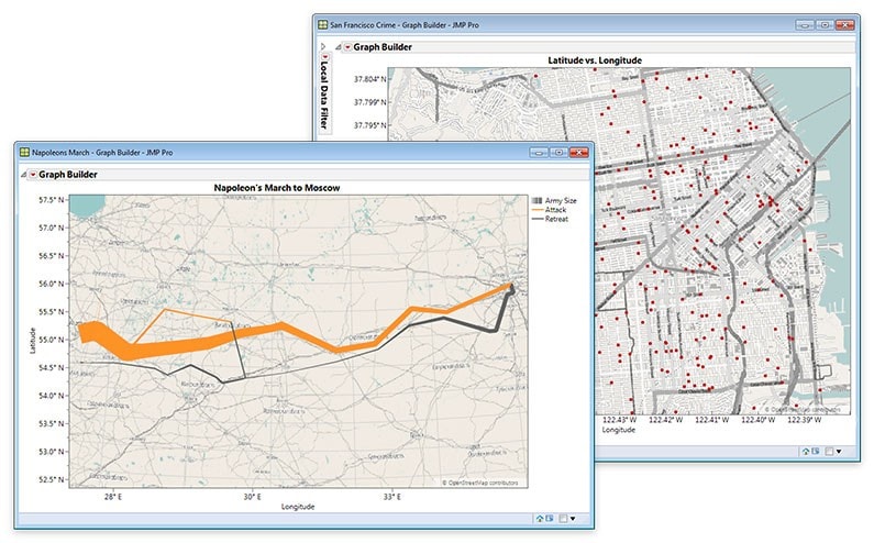 Street-Level Geographic Maps in JMP 13