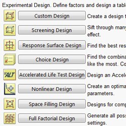 Design of experiments (DOE)