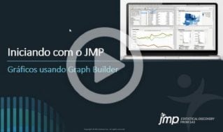 Opções de gráficos no JMP, usando o Graph Builder