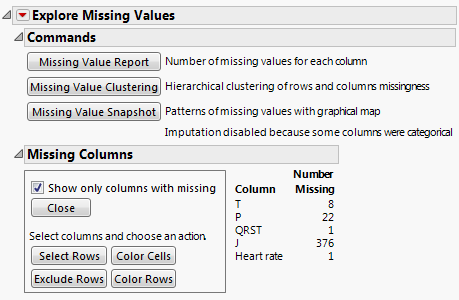 Missing Value Report