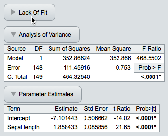 Using the Outline Buttons