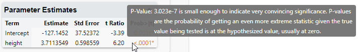See an Explanation of a P-Value Calculation