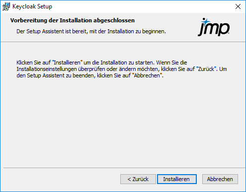 Ready to Install Keycloak