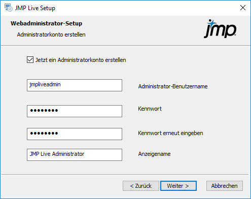 Create an Administrator Account