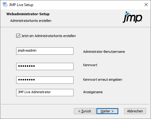 Create an Administrator Account