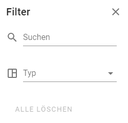 Filter Options on Spaces