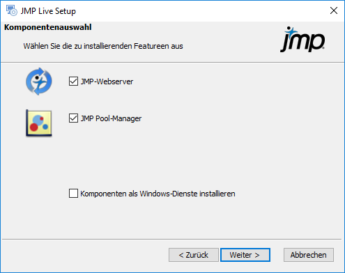 Component Selection Window
