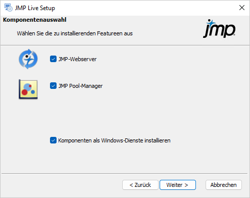 Component Selection Window