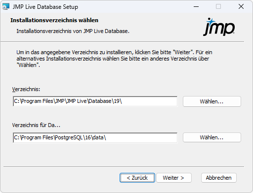 Specify Installation Folders Specify Installation Folders