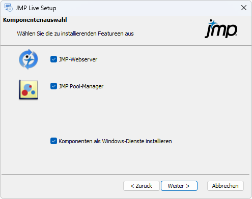 Component Selection Window Component Selection Window