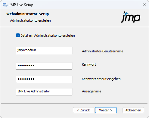 Create an Administrator Account Create an Administrator Account