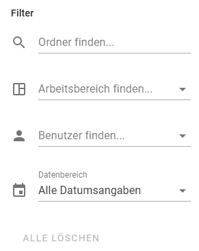 Filters to Find Empty Folders