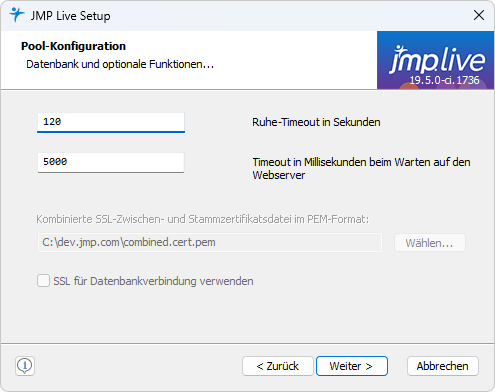 Configure JMP Settings Configure JMP Settings