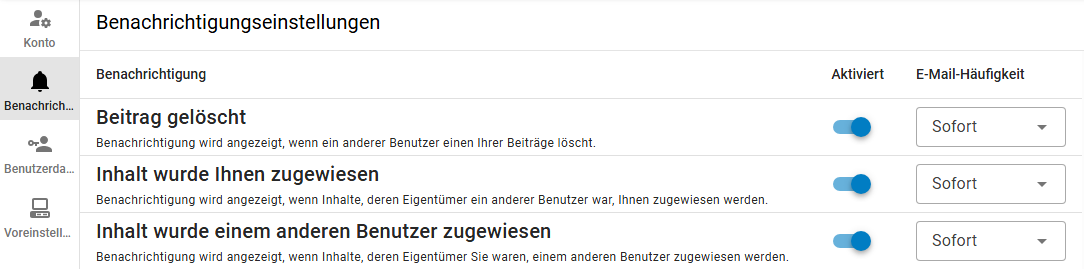 Notification Settings