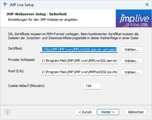 Specify SSL Certificates Specify SSL Certificates