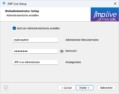 Create an Administrator Account Create an Administrator Account