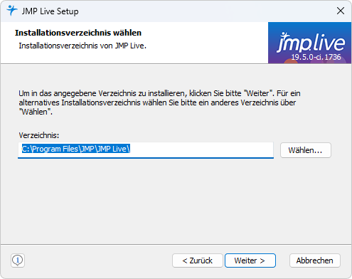 Specify Installation Folder Specify Installation Folder