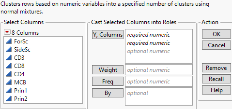 Normal Mixtures Launch Window