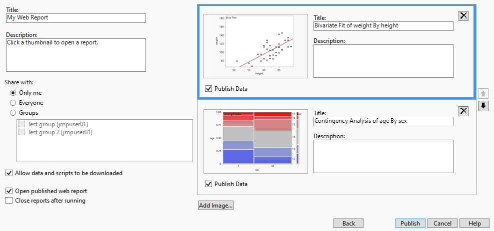 Create a New Post with Multiple Reports