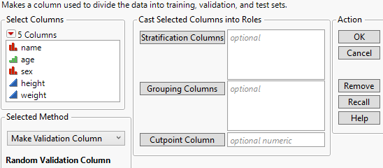 Make Validation Column Launch Window