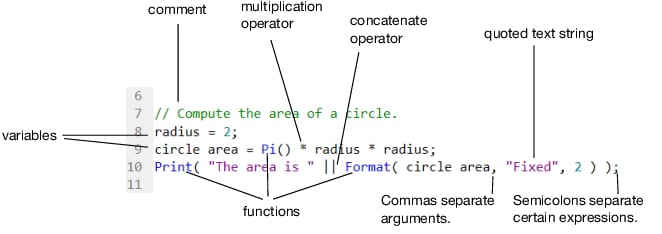 Example of a JSL Script