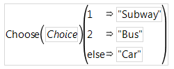Choose Function for Choice Mode Column of Daganzo Data