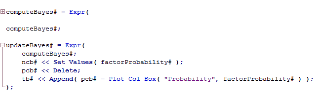 Code Folding Markers Shown in a Script