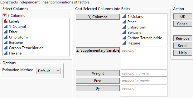 Principal Components Launch Window