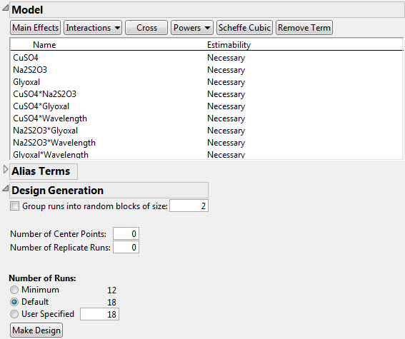 Model and Design Generation Outlines