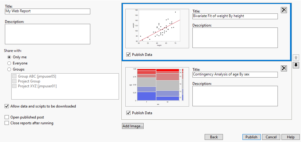 Create a New Post with Multiple Reports