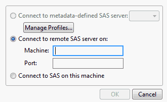 Connect to SAS Server