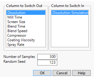 Completed Simulation Window