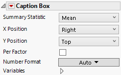 Caption Box Options
