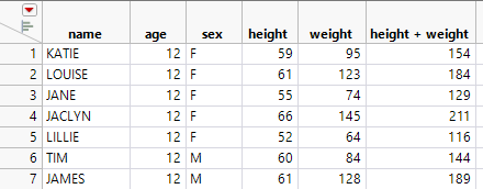 Data Table with Formula Column