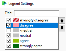 Completed Legend Settings
