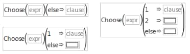 Example of a Choose Condition