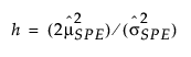 Equation shown here Equation shown here