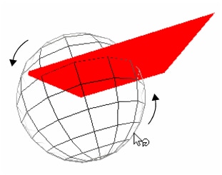 Showing the Arc Ball
