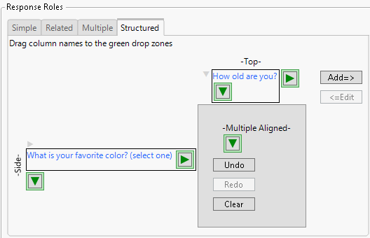 Structured Tab in Categorical Launch Window