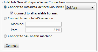 Open a Connection to a Workspace Server