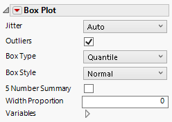 Box Plot Options